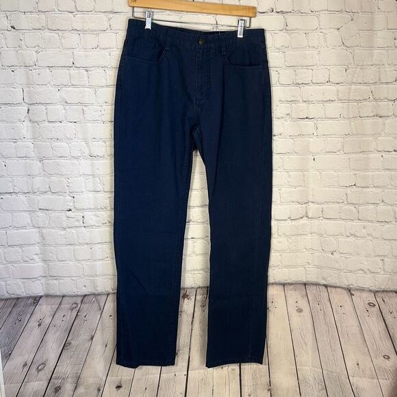 Mens Vineyard Vines 5 Pocket Blue Canvas Pant W32 L32 1P0053 - Picture 1 of 11